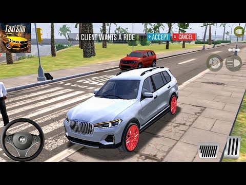 Taxi Sim 2020 - Bmw City Uber Taxi Driving 🚖🙋🏻‍♂️ - Car Games Android Gameplay