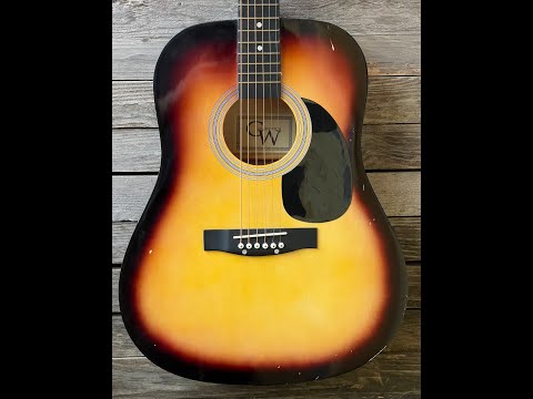 Chitarra Acustica GW Greenwich Acoustic Guitar usata image 7