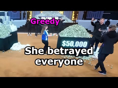 Greedy Woman Betrays Her Team and Wins NOTHING