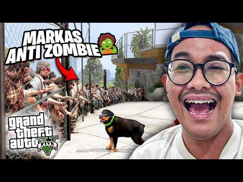I Made a HOUSE into an ANTI-ZOMBIE HQ in GTA 5! 🧟⚠️ (Mod)
