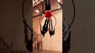 Incredible Aerial Silk Routines &amp; ﻿More | Driven | People Are Awesome #shorts