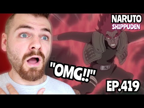 GUY OPENS THE FINAL GATE?!!! | NARUTO SHIPPUDEN - EPISODES 419 | REACTION