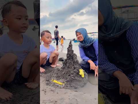 Gunung pasirnya razka ada yang rusakin#shorts