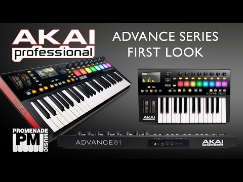 NEW!! Akai Advance Keyboard Range, First Look.