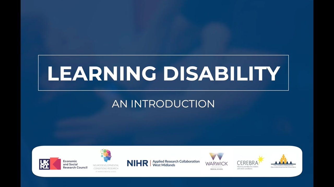 Learning Disability an Introduction (1/4)
