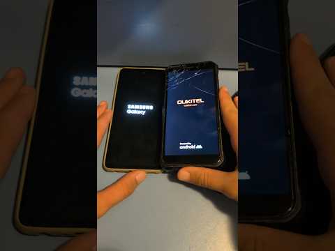 Galaxy A52S5G vs Oukitel WP5 boot test #shorts #youtube #tech