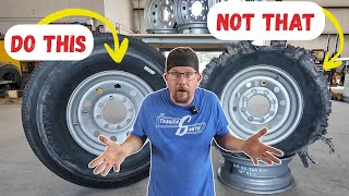 How To Avoid The BIGGEST Trailer Wheel and Tire Mistakes