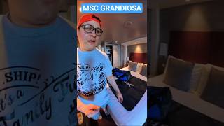 MSC Grandiosa Balcony Cabin Tour 🚢 Room 10058 #msccruise #cruiselife #grandiosa