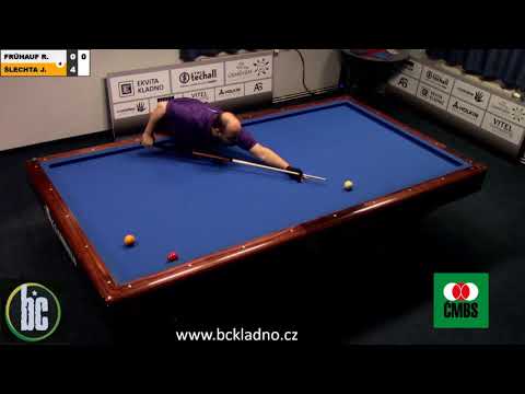 Czech 3-cushion league D2 - 2nd round - Frühauf vs. Šlechta