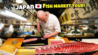 26 Course LUXURY Sushi Omakase & NEW Toyosu FISH MARKET in Tokyo Japan