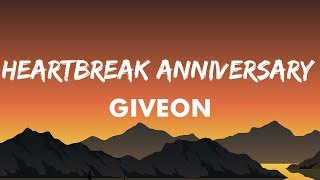 Giveon - HEARTBREAK ANNIVERSARY (Lyrics) | Album TAKE TIME | Balloons Are Deflated