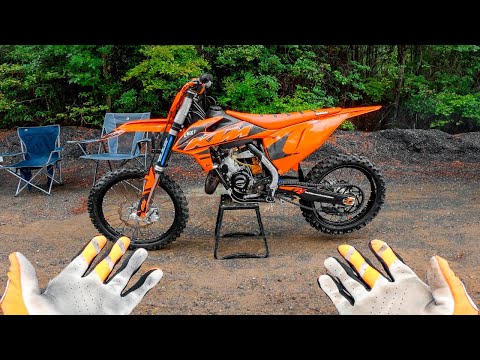 Die KTM 150 SX mit Zweitaktmotor ist ein großartiges Motorrad.
