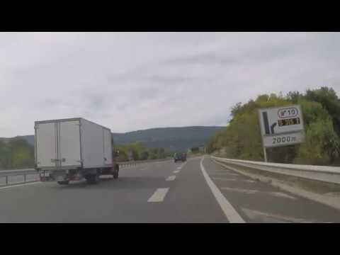 France by Autoroute - A40 - Bellegarde - Rhone Crossing