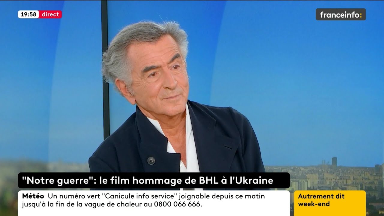 Miniature de la vidéo Bernard-Henri Lévy – France Info : "Notre Guerre", guerre en Ukraine & Iran (28 juin 2025) du film Notre Guerre