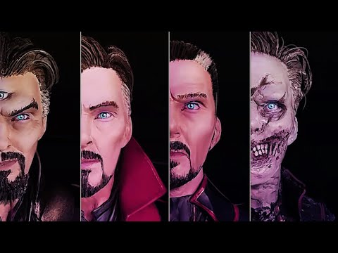 Doctor Strange's Sculptures in the Multiverse of Madness - All the four characters
