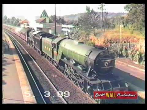 Flying Scotsman, 5910 & 3001 - Picton - March 1989