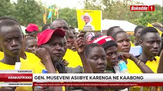 Agabuutikidde Gen Museveni asiibye karenga ne kaabong asabye abaayo okuddamu okumwesiga