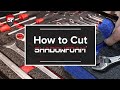 How to Cut Shadow Foam