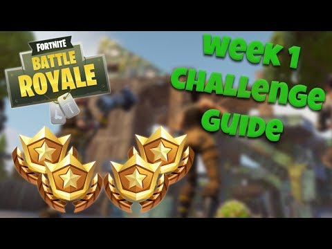 HOW TO COMPLETE ALL WEEK 1 CHALLENGES – SEASON 4 | FORTNITE BATTLE ROYALE TIPS/TUTORIALS Video