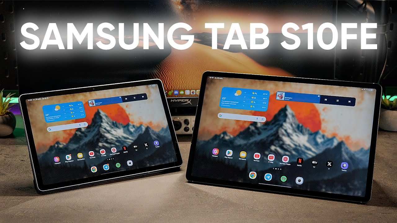 Samsung Galaxy Tab S10 FE Wi-Fi 8/128GB Gray (SM-X520NZAREUC) video preview