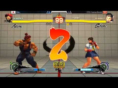 IGT2014 day1 スパ4AE2012予選PoolB1回戦 えいた(Eita) vs Humanbomb