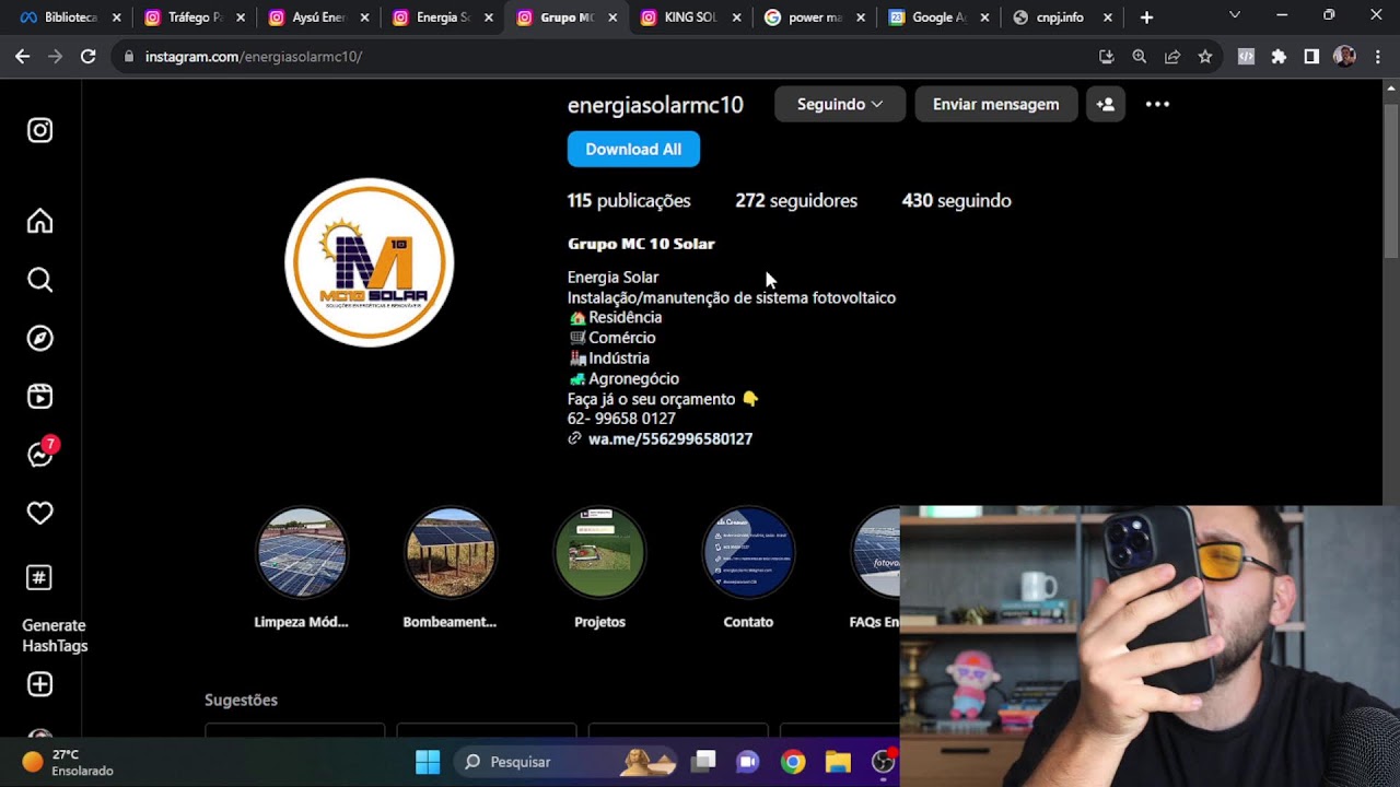 Prospectando clientes de Tráfego Pago Ao Vivo - Episódio #3 -pt2