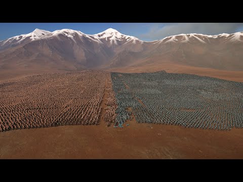 50.000 Dwarf BlackSmith vs. 50.000  Swords Man - Epic Fantasy Battle Simulator - EFBS