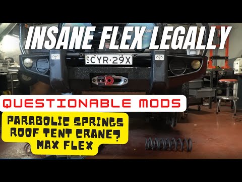 Amazing flex out of your 4x4 suspension | parabolic springs final setup NOT WHAT YOU THINK