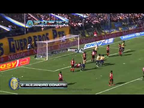 Gol Alejandro Donatti - Rosario Central 1 Vs Newell's Old Boys 0 - Inicial 13'