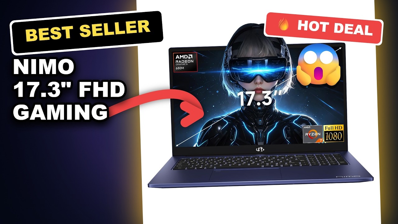 NIMO 17.3" FHD Gaming Laptop Review: AMD Ryzen 7 7735HS vs i7-12650H Showdown