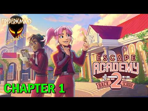 Escape Academy 2 Back 2 School CHAPTER 1 Walkthrough / New DEMO (Escape Room Puzzle Game)