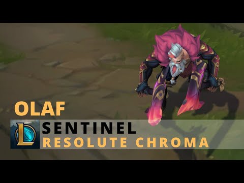 Sentinel Olaf Resolute Chroma - League of Legends