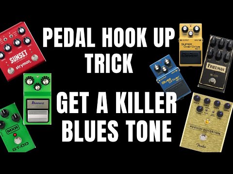 Guitar Pedal Hook Up Trick - Get Killer Blues Rock Tone - with Settings