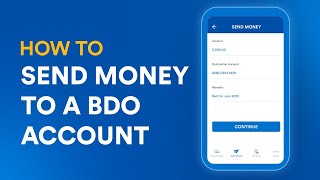 How to Send Money to a BDO Account via Digital Banking