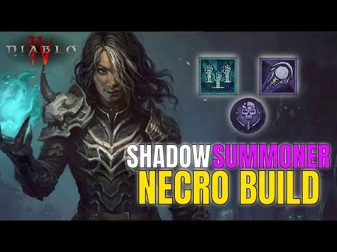 Diablo 4 - Shadow Summoner Necromancer Build! Early Game! (Necromancer Build Guide)