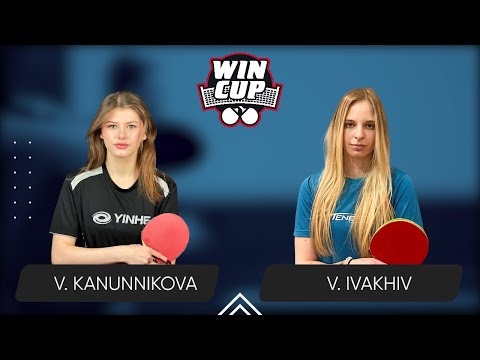 15:30 Vasylysa Kanunnikova - Valeriia Ivakhiv West 3 WIN CUP 07.03.2024 | TABLE TENNIS WINCUP