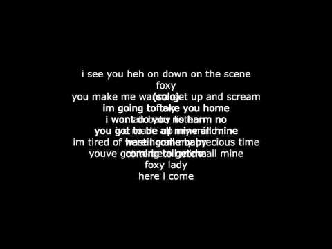 jimi hendrix  foxy lady lyrics REDONE AWESOME!! EPIC!