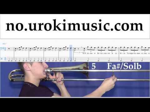 Lær å Spille Trombone J. Balvin, Willy William - Mi Gente Melodi Trening Del#2 um-i935