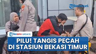 Tangis Pecah di Stasiun Bekasi Timur, Keluarga Terisak Menanti Kabar Korban Insiden Tabrakan KRL