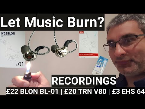 Sound demo: Blon BL-01 | TRN v80 | Samsung EHS64. £20 "audiophile" vs £3 earphones recordings