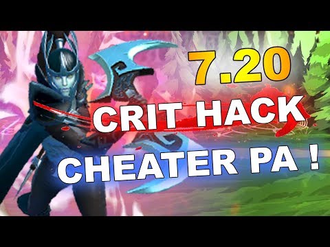 Dota 2 Cheater Detected - Phantom Assassin with CRIT HACK - 7.20!
