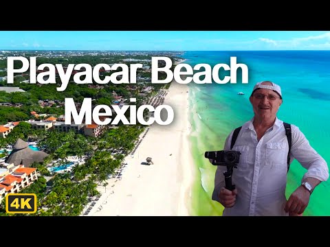 Playacar Beach  Looks Like Paradise - Playa del Carmen Mexico