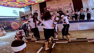 KHAIJE HUNGUN KAKHAN GOL || KUKI CULTURAL DANCE with Bamboo dance || ALS  Cl-X students
