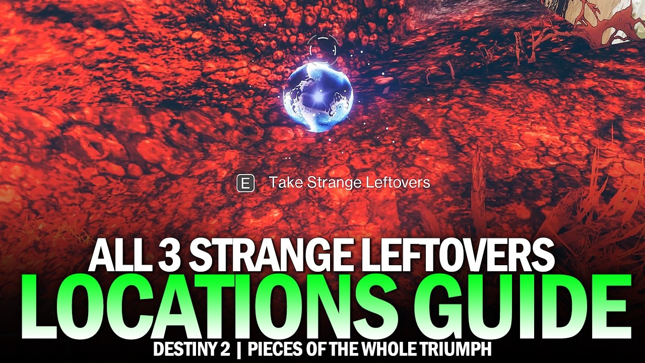 All 3 Strange Leftovers Location Guide (Pieces of the Whole Triumph) [Destiny 2 Monument of Triumph]