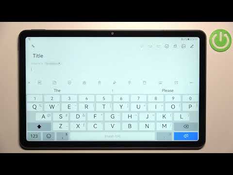How to Choose Language of Keyboard in Huawei MatePad 10 4 2022 - Change Language of Keyboard