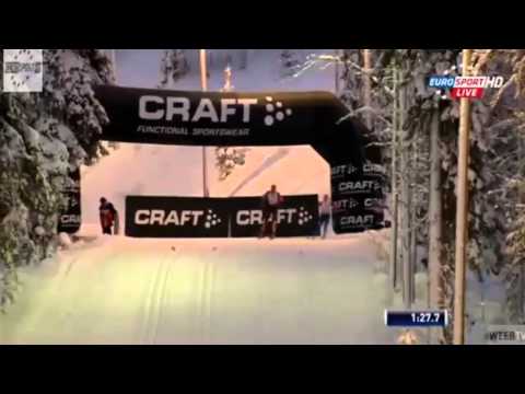 PŚ w Kuusamo 29.11.2013 - sprint stylem klasycznym - FINAŁ - Kuusamo 29.11.2013 - Triumf Kowalczyk