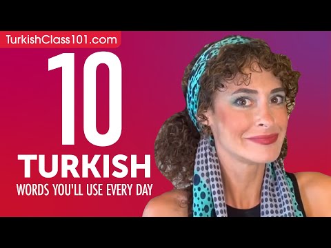 10 Turkish Words You'll Use Every Day - Basic Vocabulary #41