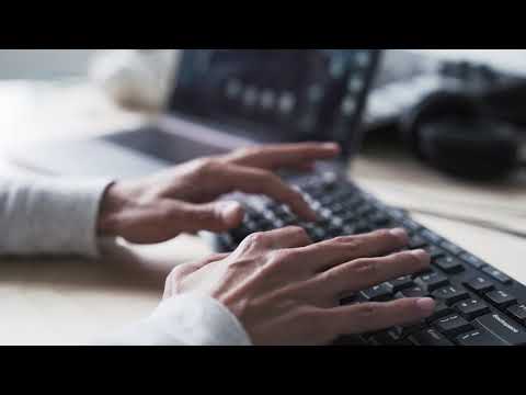TYPING on the Keyboard - BEST HD Stock Footage