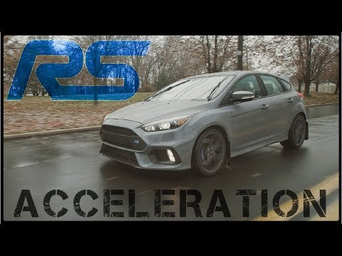 How Fast is the 350HP Ford Focus RS | Acceleration Test Review