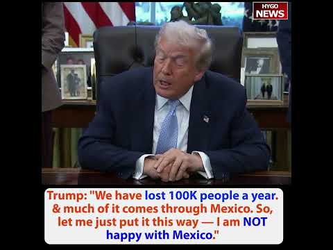 Trump: I was shouting at people, but I blew my stack; I am NOT happy with Mexico